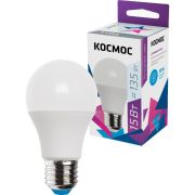 Лампа светодиодная A60 15Вт 6500К E27 220В КОСМОС LkecLED15wA60E2765