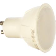 Лампа светодиодная LED-JCDR 6W/NW/GU10/FR/DIM PLP01WH Яркая 6Вт матовая GU10 диммир. (упак. картон) Uniel UL-00003988