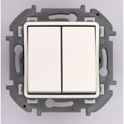 Переключатель модульный 2-кл. Inspiria 250В 10AX бел. IEK 673655