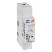 Выключатель автоматический модульный 1п C 20А 4.5кА OptiDin BM63-1C20-4.5-УХЛ3 КЭАЗ 326795