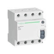 Выключатель дифференциального тока (УЗО) 4п 25А 30мА тип AC City9 Set 400В SE C9R36425