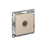 Розетка телевизионная проходная TV AtlasDesign 4дБ механизм песочн. SE ATN001292