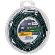 Трубка термоусадочная ТТУ нг-LS 5/2.5 зел. (уп.2м) IEK UDR12-005-D25-002-K06-T