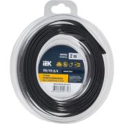 Трубка термоусадочная ТТУ нг-LS 8/4 черн. (уп.2м) IEK UDR12-008-004-002-K02-T