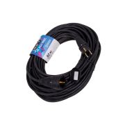 Удлинитель-шнур 1х30м 16А IP44 250В 4кВт черн. каучук КГ 3х2.5 УХз16 Россия КОСМОС YSHKsm30m-1g(16A)KG