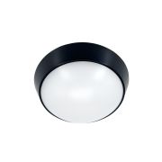 Светильник светодиодный WP 15 C 18W OP 840 D220 BK 220х80мм 18Вт 4000К IP65 ЖКХ круглый пылевлагозащ. черн. Русский Свет 15071524505