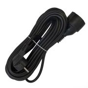 Удлинитель-шнур 1х10м с заземл. 16А IP20 ПВС 3х1 черн. DOMTOK 2360