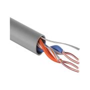 Кабель витая пара U/UTP кат.5E 2х2х24AWG медь (305м) сер. сер. (м) PROCONNECT 01-0027