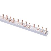 Шина соединительная типа PIN (штырь) 4п до 75А ШС-101 (дл.1м) DEKraft 32033DEK