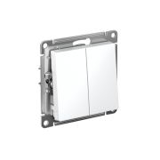 Выключатель 2-кл. СП AtlasDesign 10А IP20 (сх. 5) 10AX механизм бел. SE ATN000151