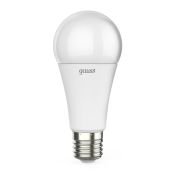 Лампа светодиодная Black 16Вт A60 грушевидная 3000К тепл. бел. E27 1440лм GAUSS 102502116