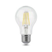 Лампа светодиодная филаментная Black Filament 8Вт A60 грушевидная 2700К тепл. бел. E27 740лм GAUSS 102802108